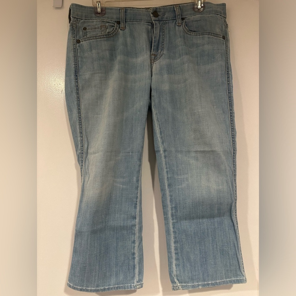 7 for All Mankind cropped slim cropped jeans